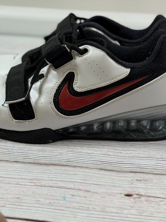Nike Romaleos 2 Weightlifting Shoes White Black Red Men’s Size 13 main image 8